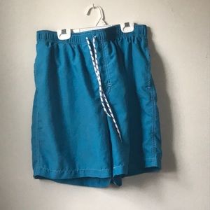 Croft and Barrow teal swim trunks